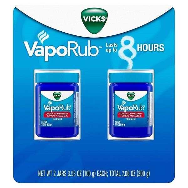 Cao bôi chửa Ho Vicks VapoRub Cough Suppressant & Topical Analgesic 08/2021