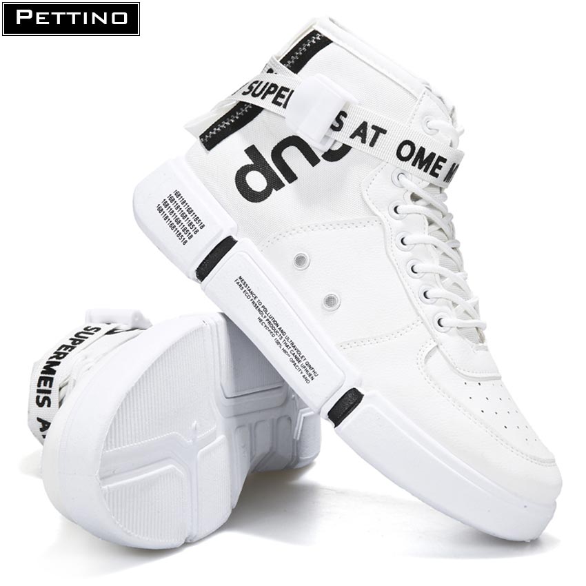 [VOUCHER 30K - MUA 2 GIẢM 5%] Giày cao cổ nam, giay nam thể thao, sneaker nam, giày nam buộc dây thời trang thoáng khí PETTINO - LLTC01