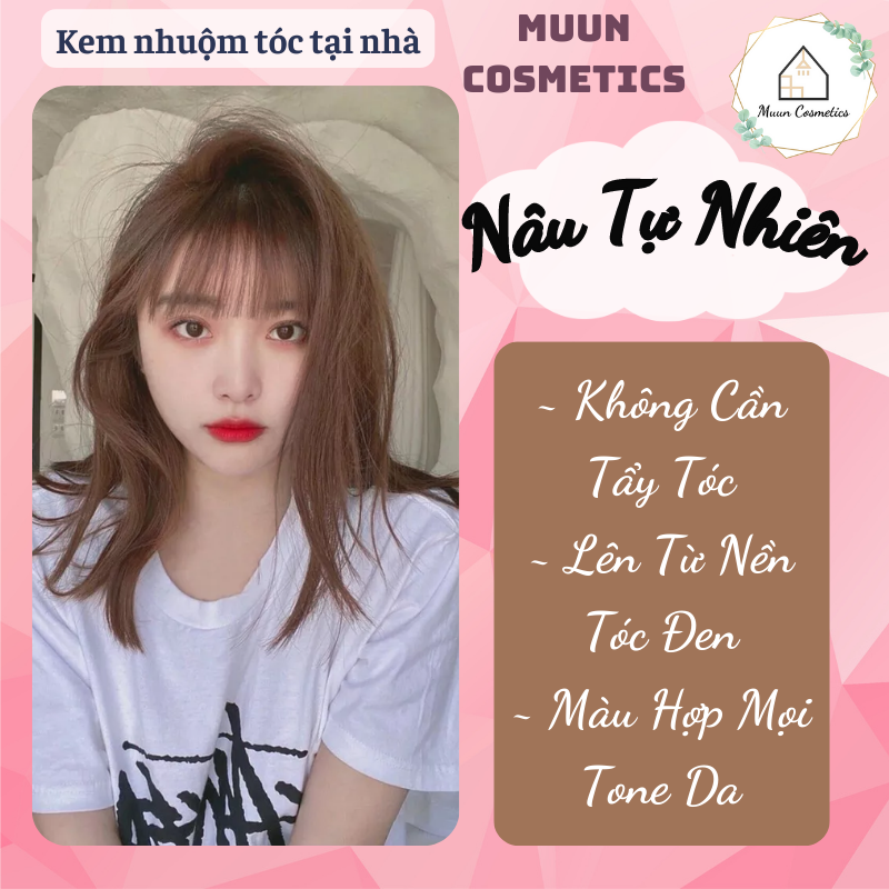 Thuốc Nhuộm Tóc Nâu Tự Nhiên