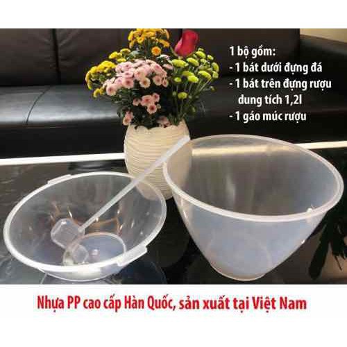 Bộ bát đựng rượu, ướp lạnh rượu, hoa quả