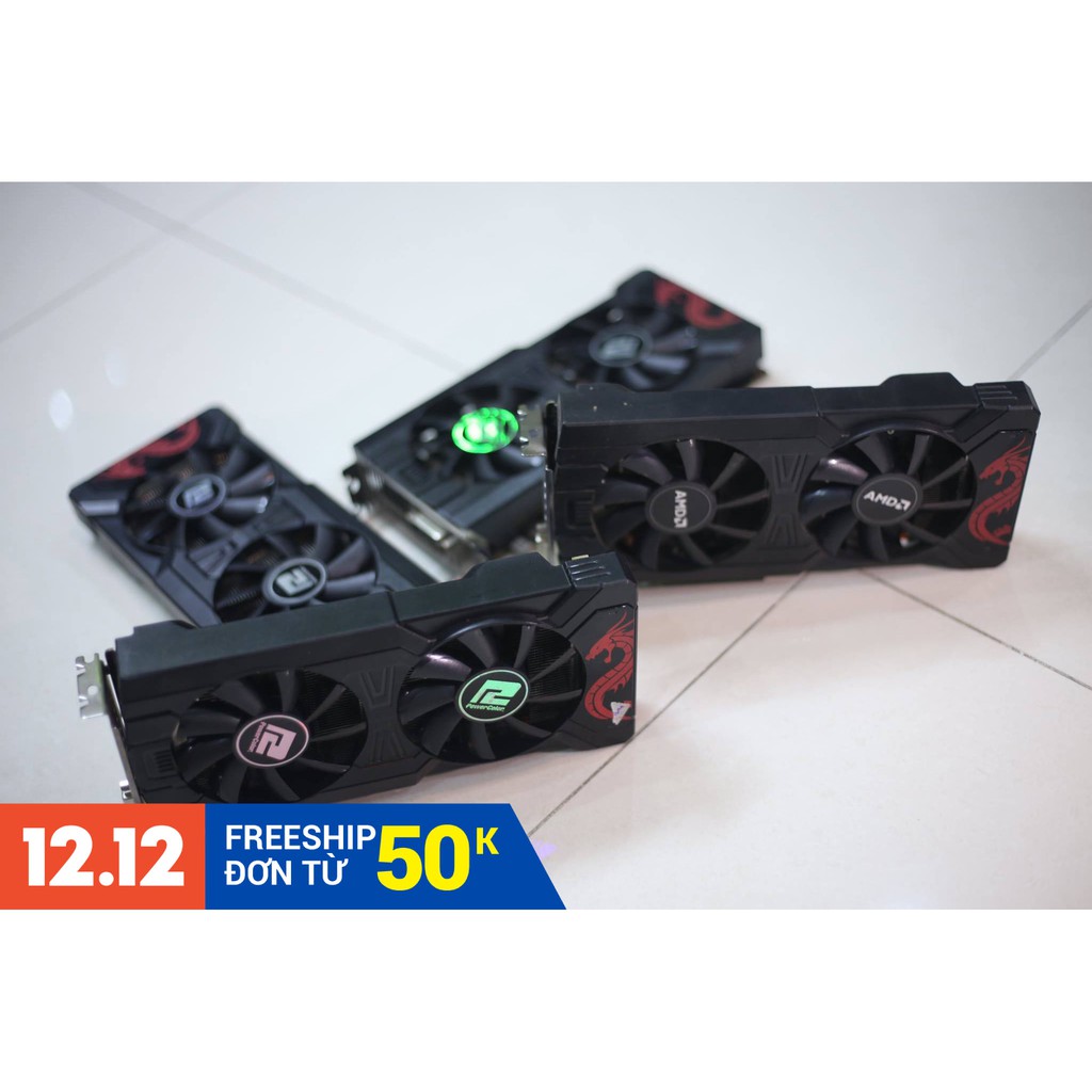 Card Màn Hình VGA RX570 Powercolor 8GB DDR5 Bh 2020 - DVI
