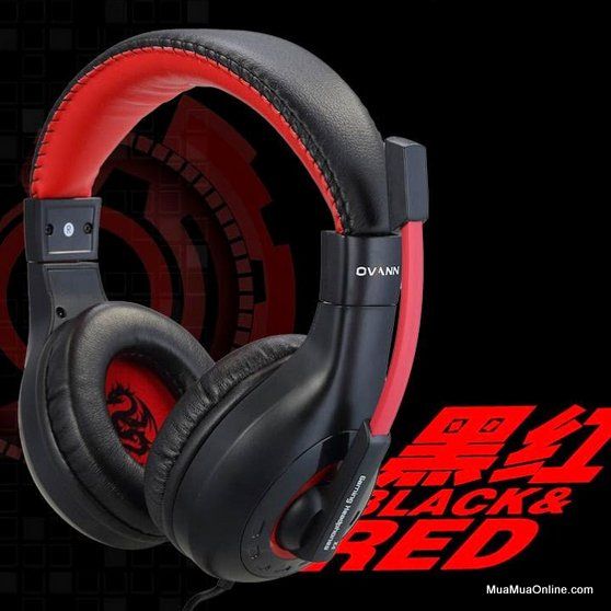 Tai nghe chụp tai chơi Game Ovann X4 có míc cơ động, có thể điều chỉnh nhiều góc độ, tai nghe chụp tai chống ồn
