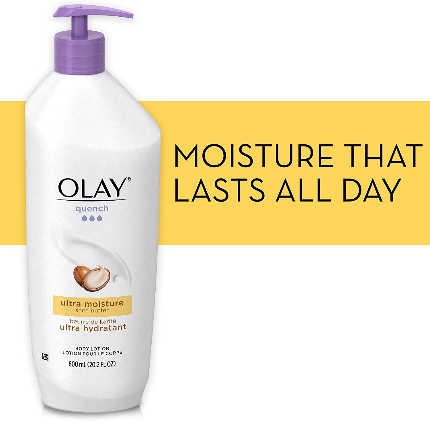 Dưỡng Thể Dưỡng Ẩm Da OLAY Quench Body Lotion Ultra Moisture 600ml (Mỹ)