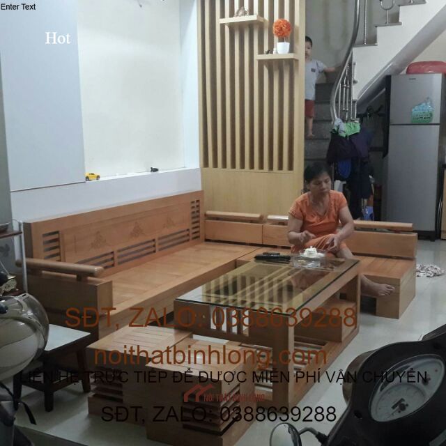 Bộ bàn ghế phòng giá rẻ  2m1x1m8