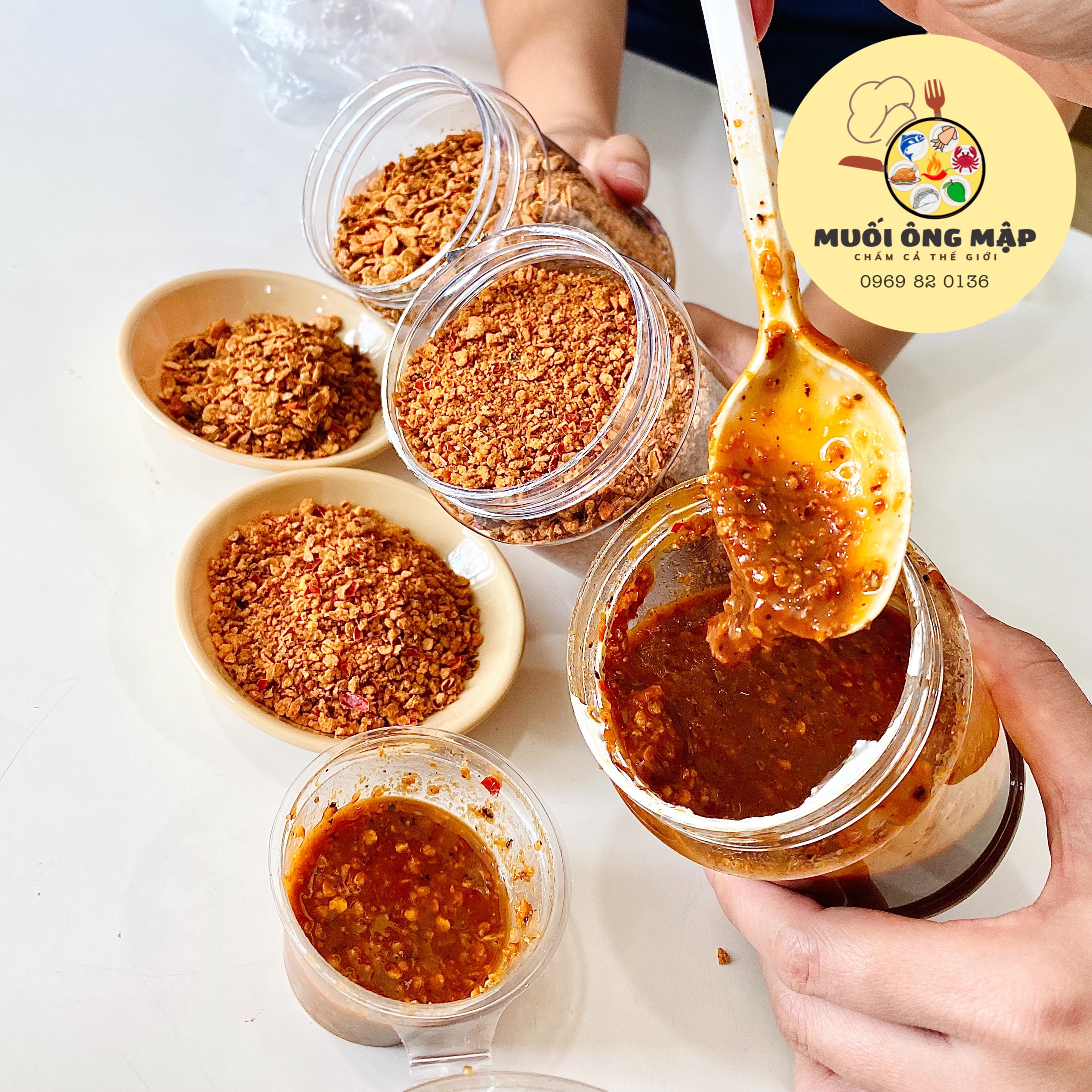 Muối sốt chấm đa năng, nước sốt chấm, chấm bánh tráng, hải sản, các loại thịt nướng...... muối chấm hải sản