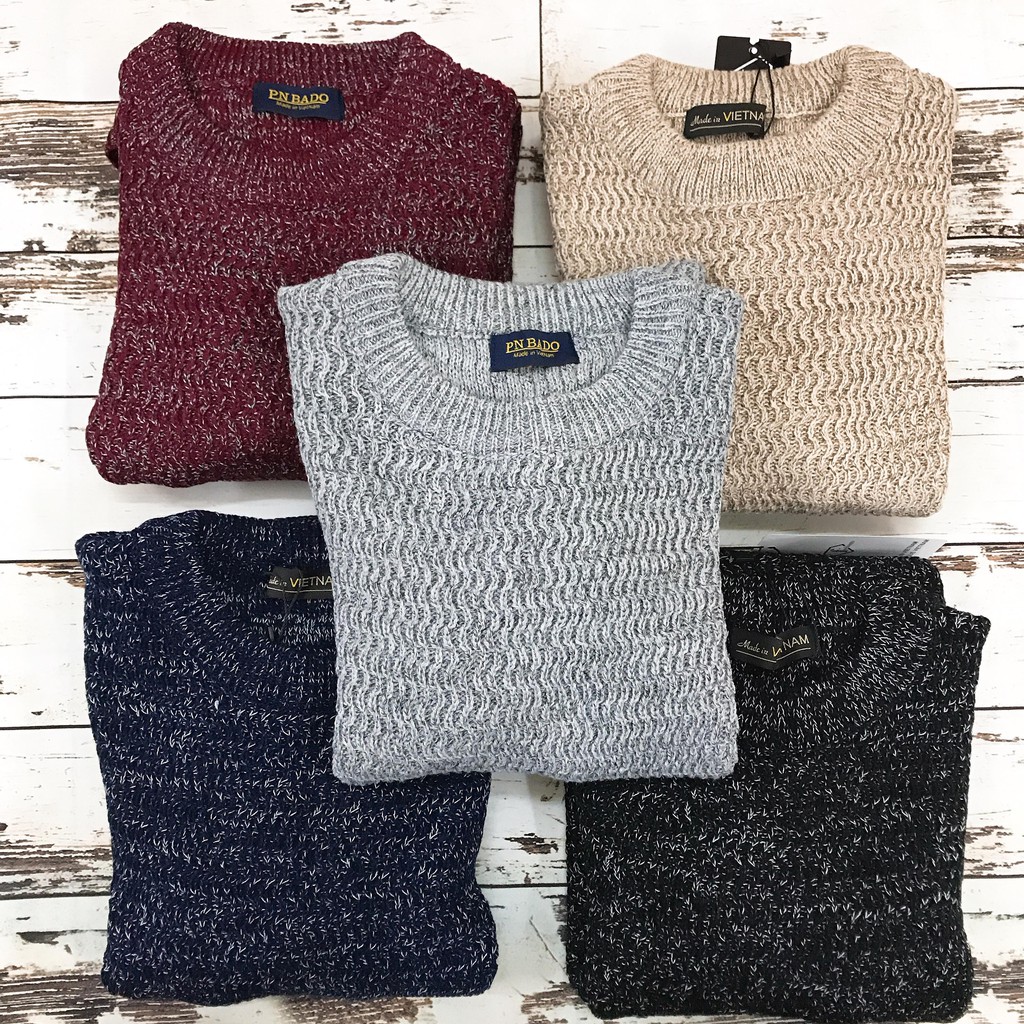 Áo len tiêu nam, áo len dệt nam, len dệt cao cấp dáng slim korean - 365.store