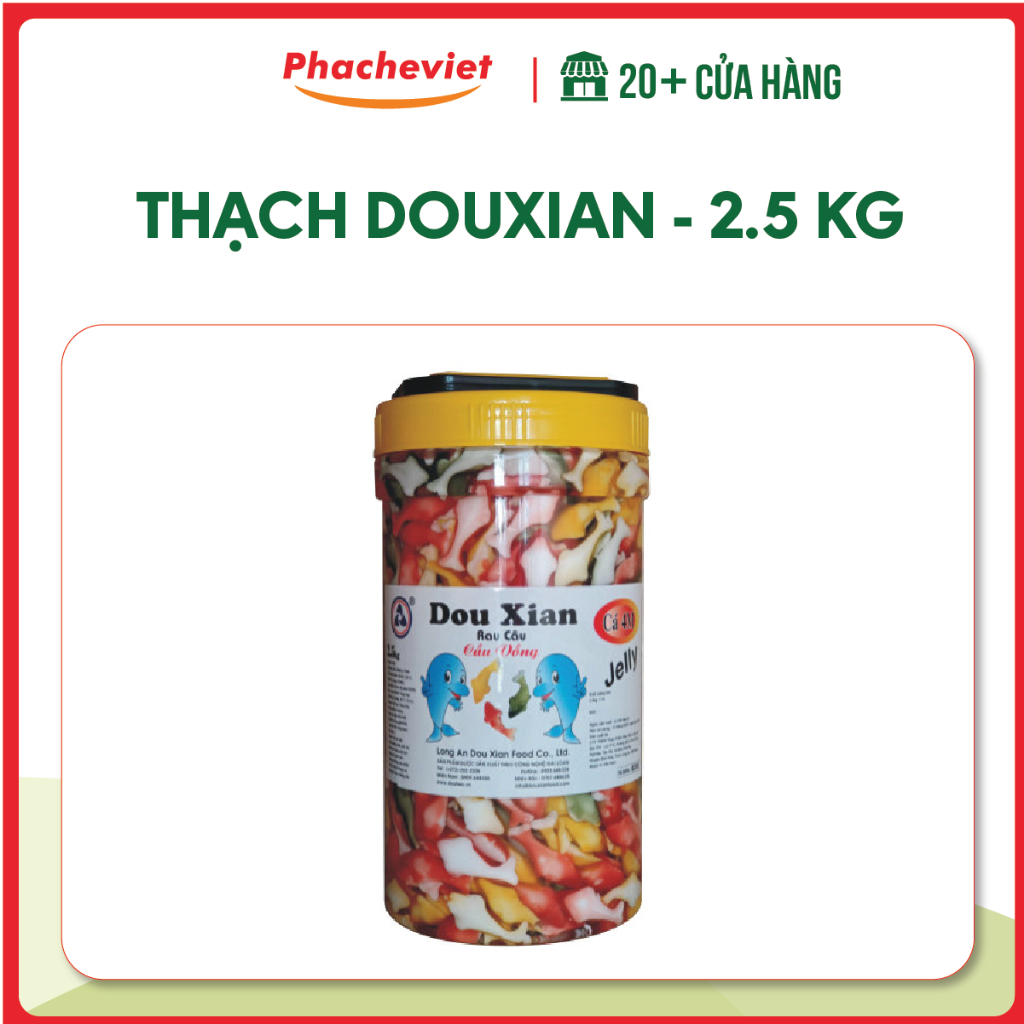 Thạch douxian hộp 2.5kg đủ vị