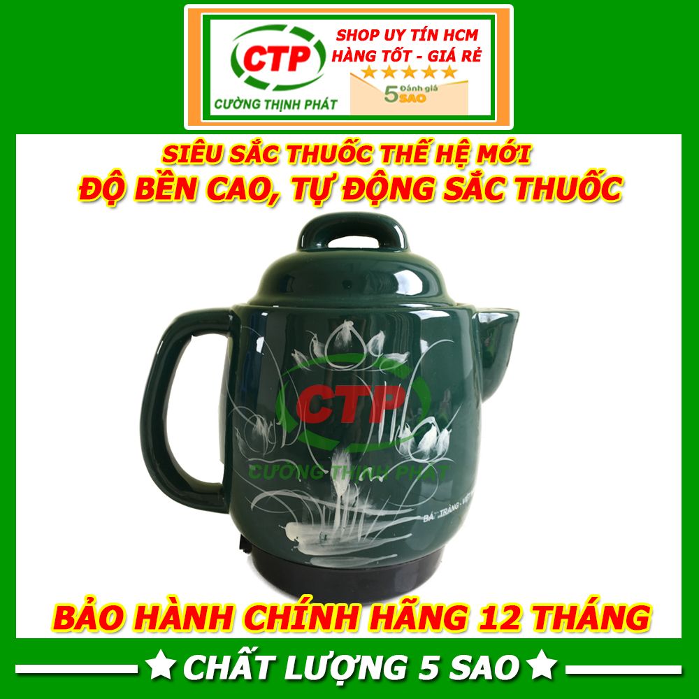 Ấm Sắc Thuốc Tự Động Siêu Nấu Thuốc Bắc Điện FUJISHI LIVORNO Loại Tốt