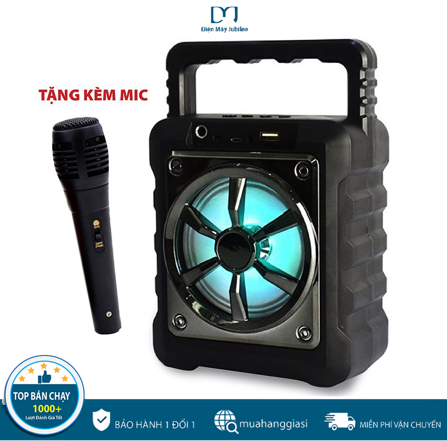 Loa kẹo kéo karaoke bluetooth mini kts 106 - loabluetooth - micro blutooth - bảo hành 1 đổi 1 nếu lỗi