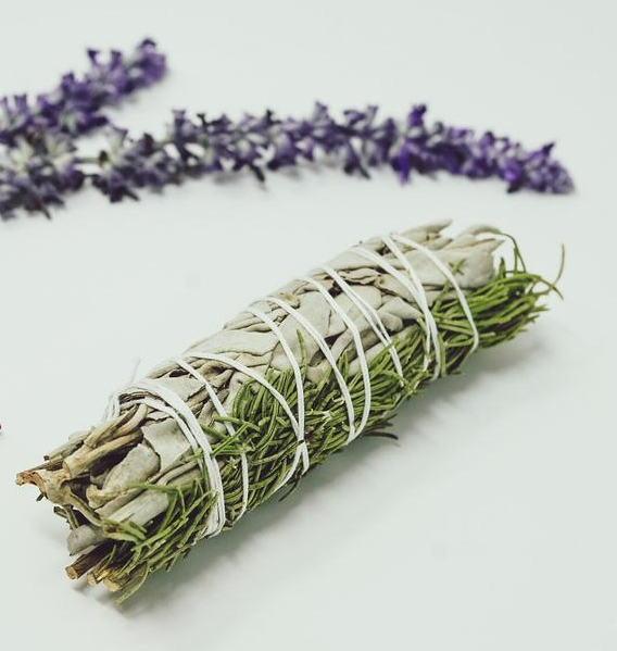 Xô Nữ Quyền - White Sage mix Rosemary - Thảo Mộc Xông Nhà