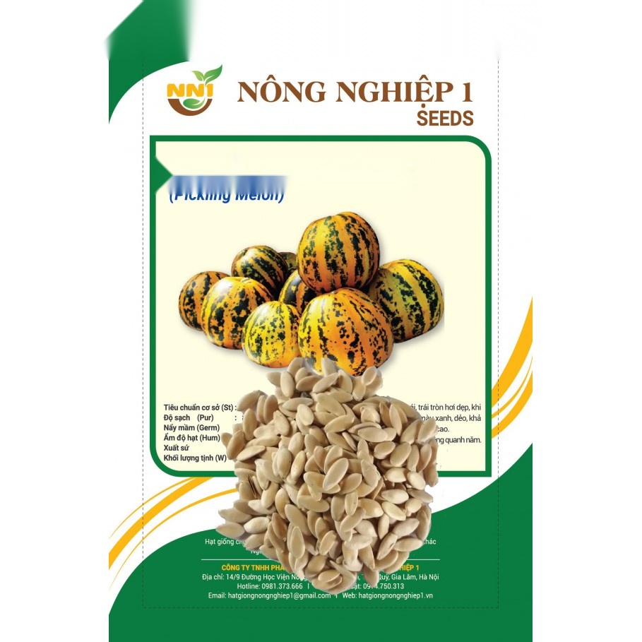 Hạt Giống Dưa Bở ( Dưa Gang) Quả Tròn Siêu Ngọt Siêu Thơm - Học Viện Nông Nghiệp Việt Nam