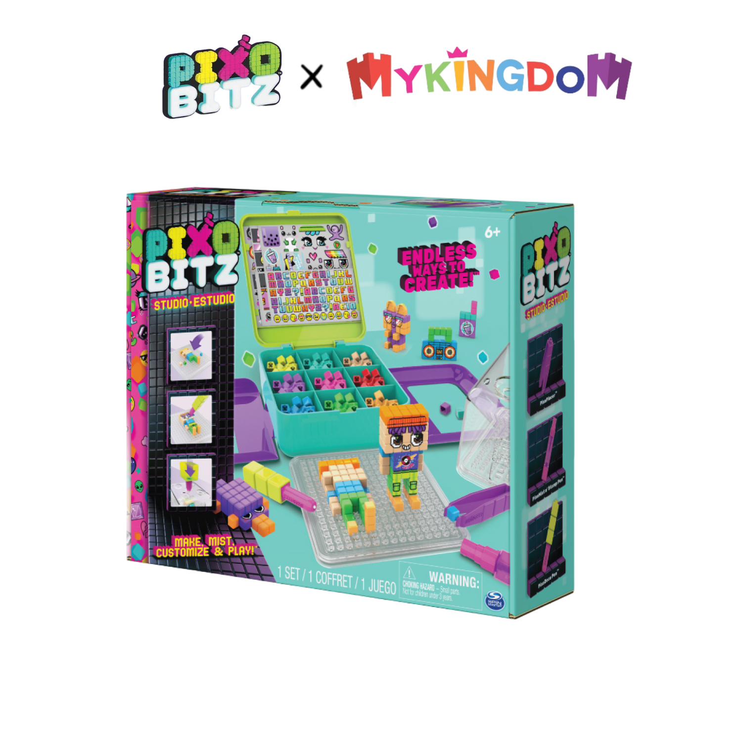Đồ chơi pixobitz hạt tạo hình pixobitz - bộ studio sáng tạo 6064541
