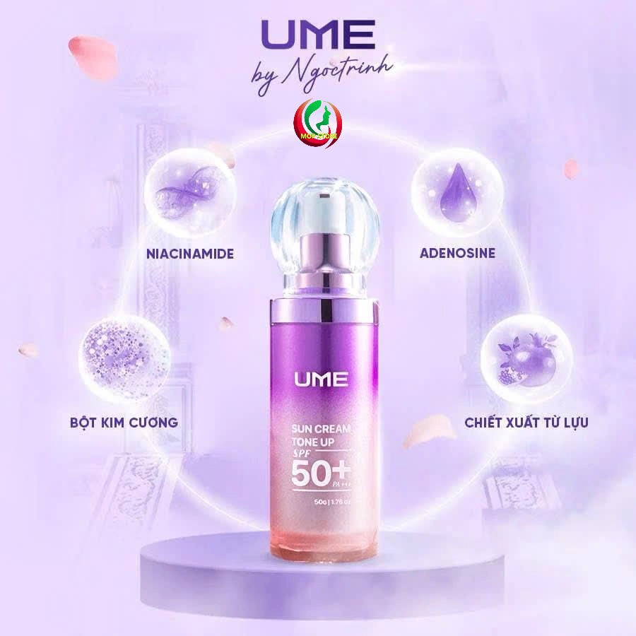 Kem Chống Nắng Nâng Tông UME Ngọc Trinh Kem Chống nắng cho mặt SPF 50+