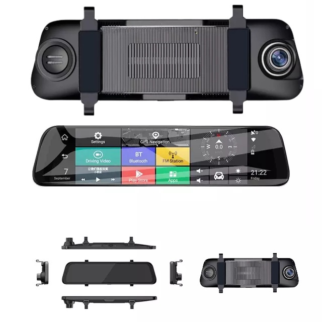 Camera gương hành trình - camera ô tô phisung z55, android 8.1, bluetooth 4.0, màn hình 10 inch, ram 2g, rom 16g, bh 12t