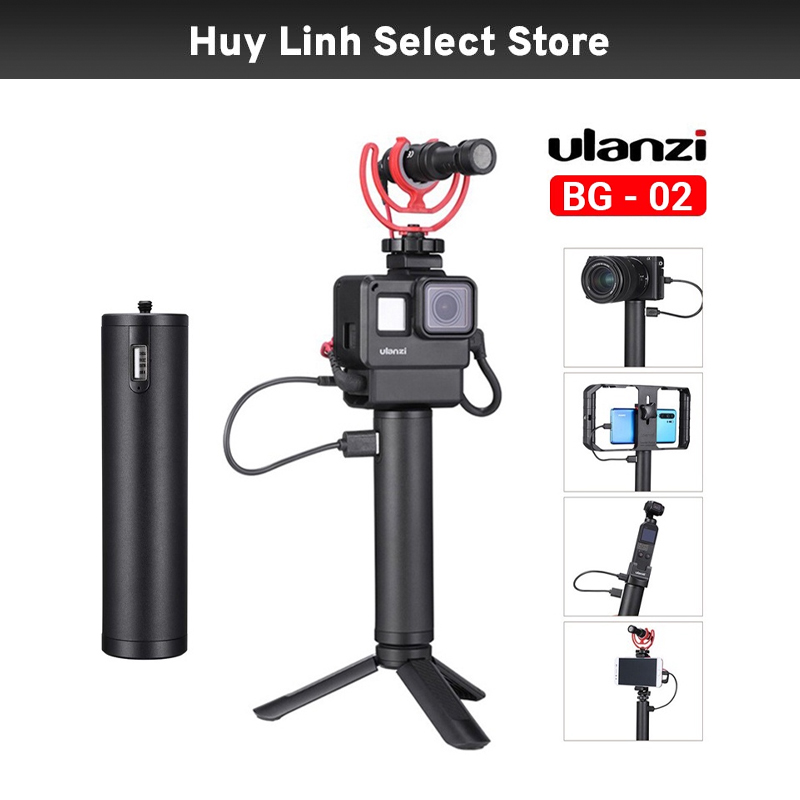 Ulanzi bg-2 pin sạc dự phòng - dung lượng pin 6800mah cho gopro, camera, dji osmo pocket, điện thoại