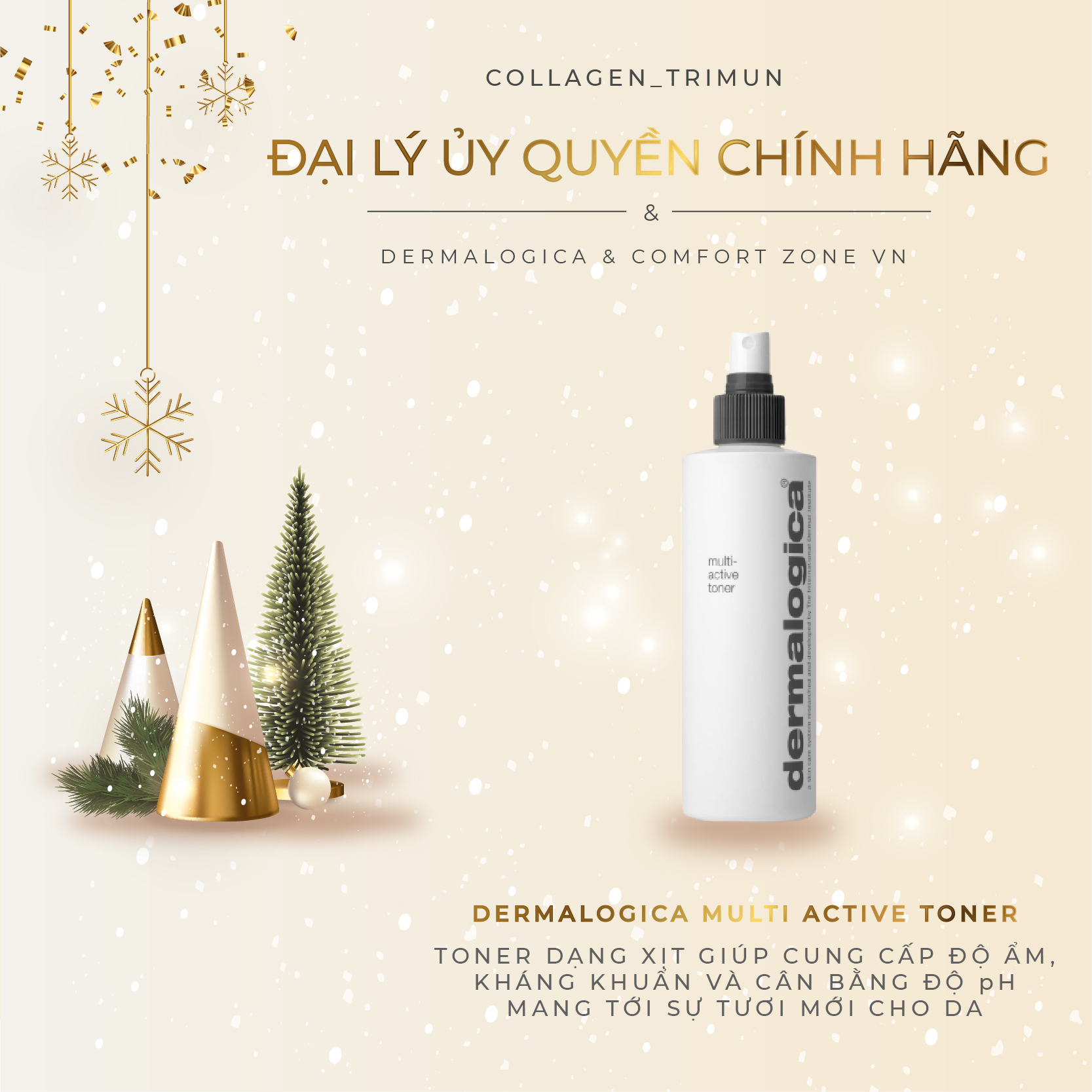 Collagen_trimun - Dermalogic Multi Active Toner - Toner dạng xịt cung cấp thêm ẩm cho làn da