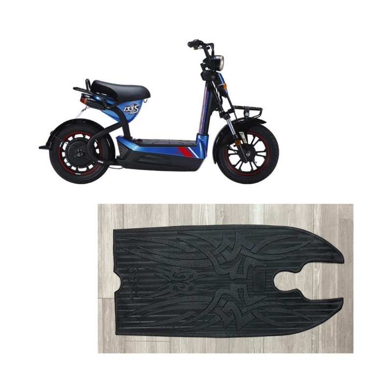 Thảm lót sàn xe máy điện 133S, mẫu hoa văn