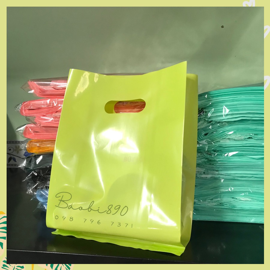 0.5kg - túi hột xoài màu ngẫu nhiên - túi nilong hột xoài dày dặn - dai dẻo