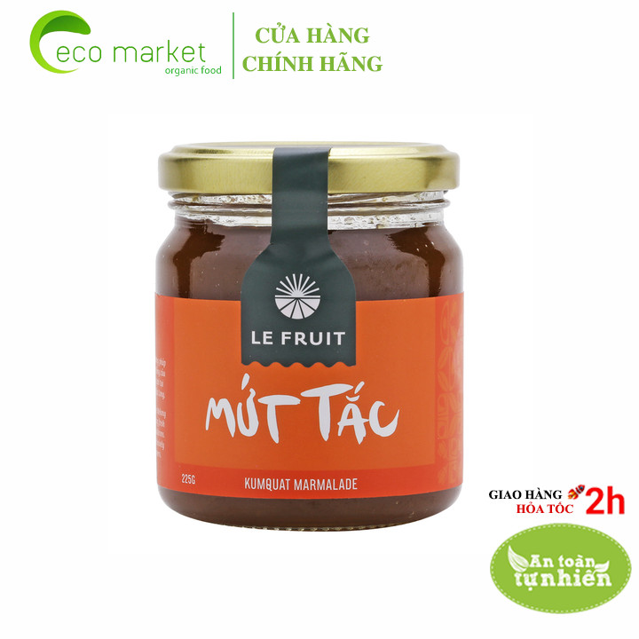 Mứt tắc  mứt trái cây tự nhiên Le Fruit 225g