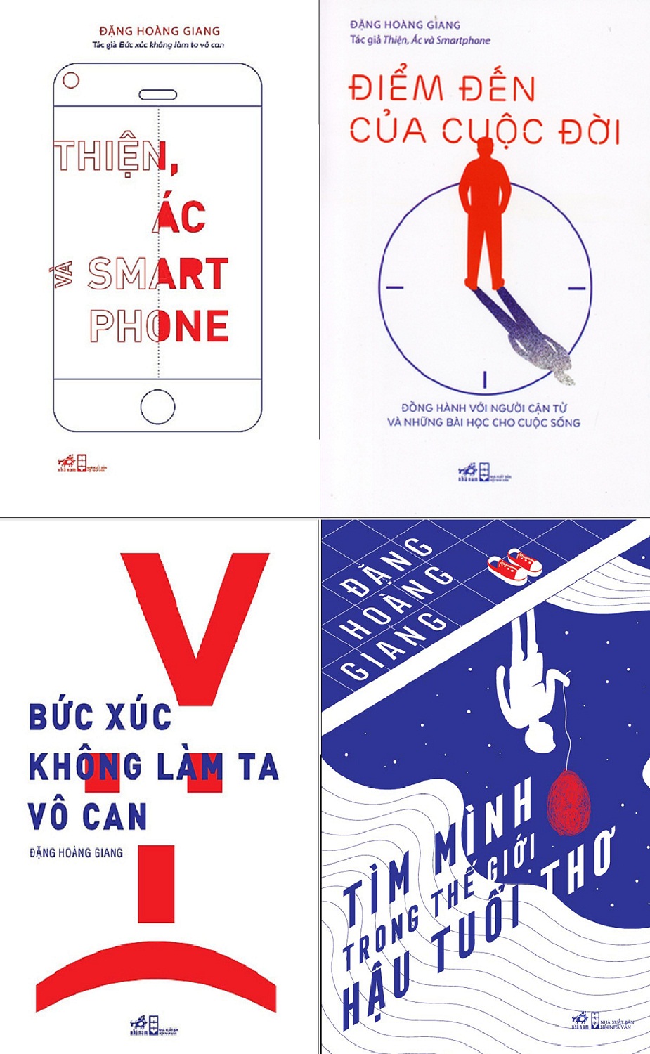 nguyetlinhbook - Combo 4 Cuốn Sách Của Tác Giả Đặng Hoàng Giang - NXB Hội Nhà Văn.