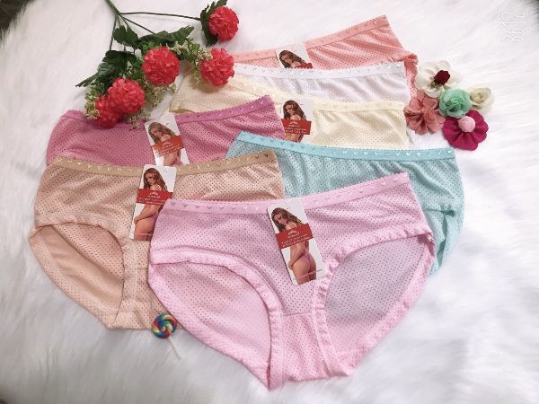 COMBO 5  Quần Lót Cotton Thái thông hơi phom 40-60kg - q1112