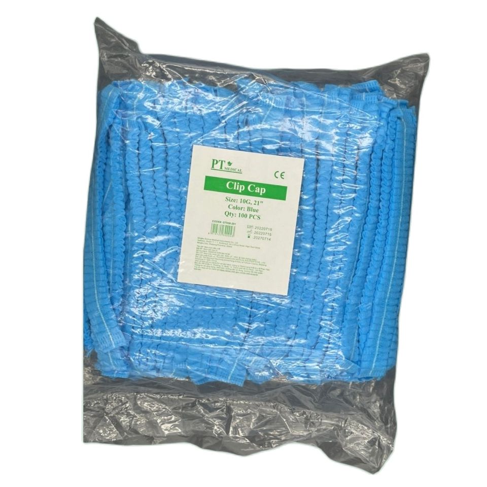 Bao tóc xếp/ Con sâu , Nón con sâu, Nón giấy y tế