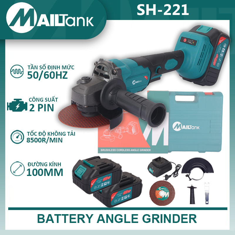 Máy Mài Góc Pin Lithium MAILTank SH221 Thân Máy Mài Pin MAILTank - chân pin 21v thông dụng. may cat