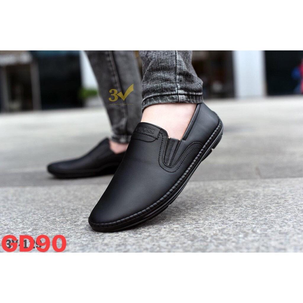 Giầy Lười Nam slip on Cơ lác thời trang trẻ phong cách hàn quốc (Grab Store)