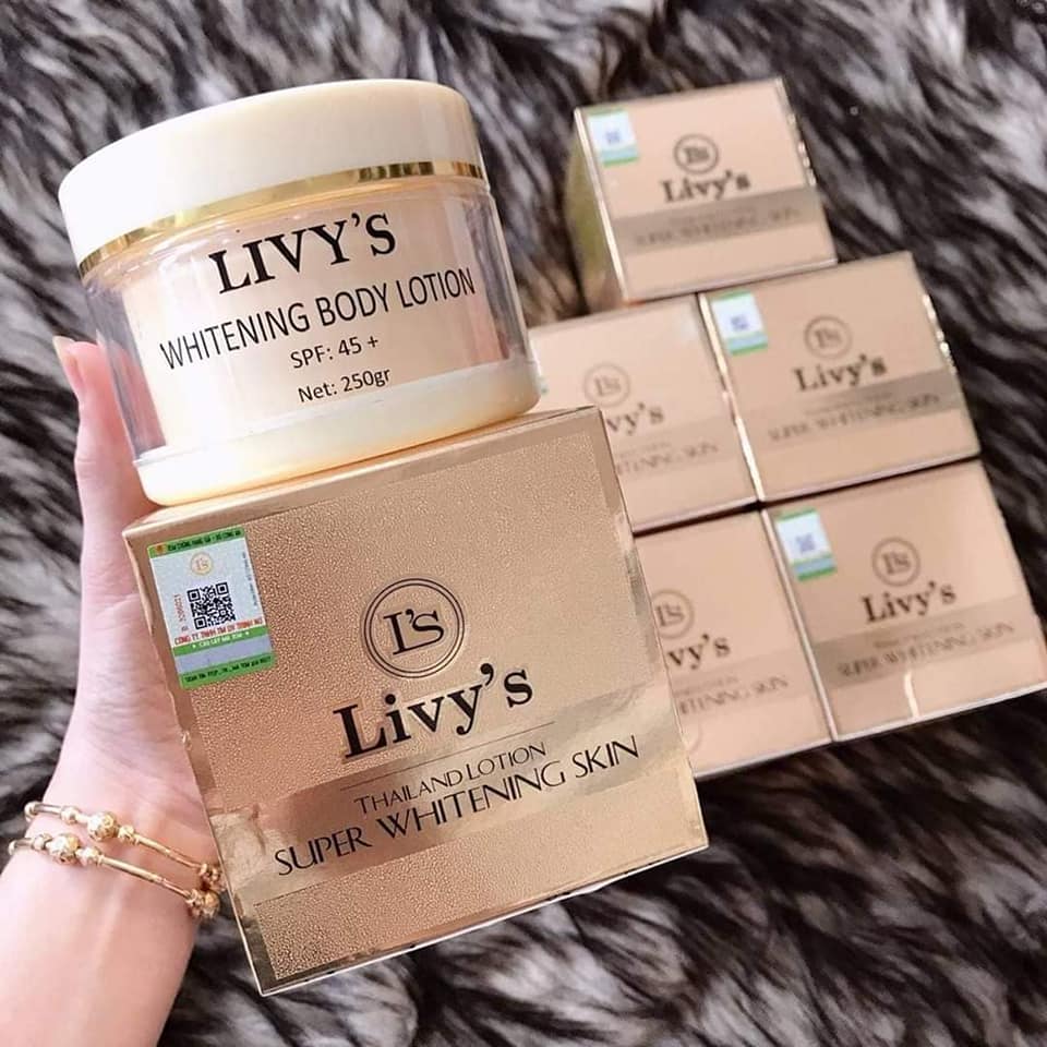 Kem body livi’s vàng - kem body trắng da cấp tốc