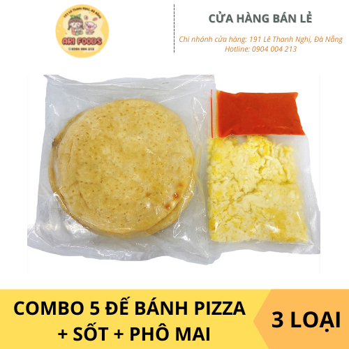 Combo 5 đế bánh pizza size 20