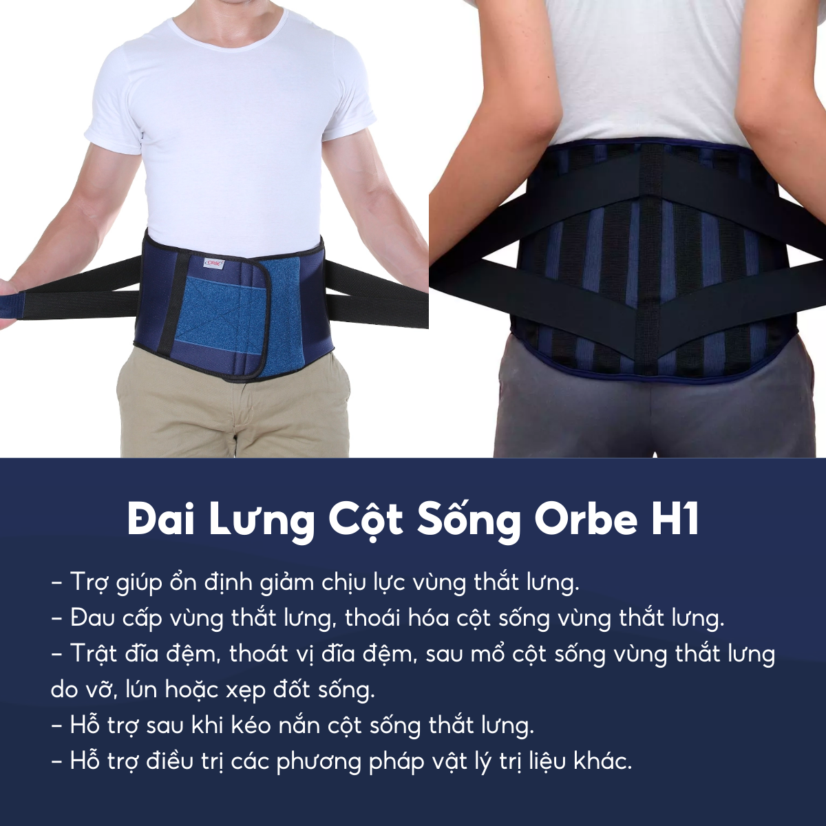 ❤️[ĐỦ SIZE] ĐAI LƯNG ĐỊNH HÌNH HỖ TRỢ CỘT SỐNG H1 ORBE H1,Đai thắt lưng cột sống H1 Orbe H1 chữa đau lưng,thoát vị đĩa đệm, ĐAI CỘT SỐNG THẮT LƯNG H1 ORBE H1, ĐAI THẮT LƯNG CỘT SỐNG THOÁT VỊ ĐĨA ĐỆM H1 ORBE