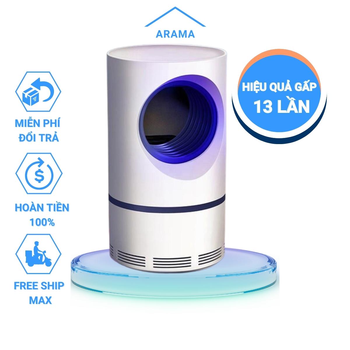 Đèn bắt muỗi đèn diệt côn trùng Arama Shop, đèn diệt muỗi thông minh bắt muỗi hiệu quả