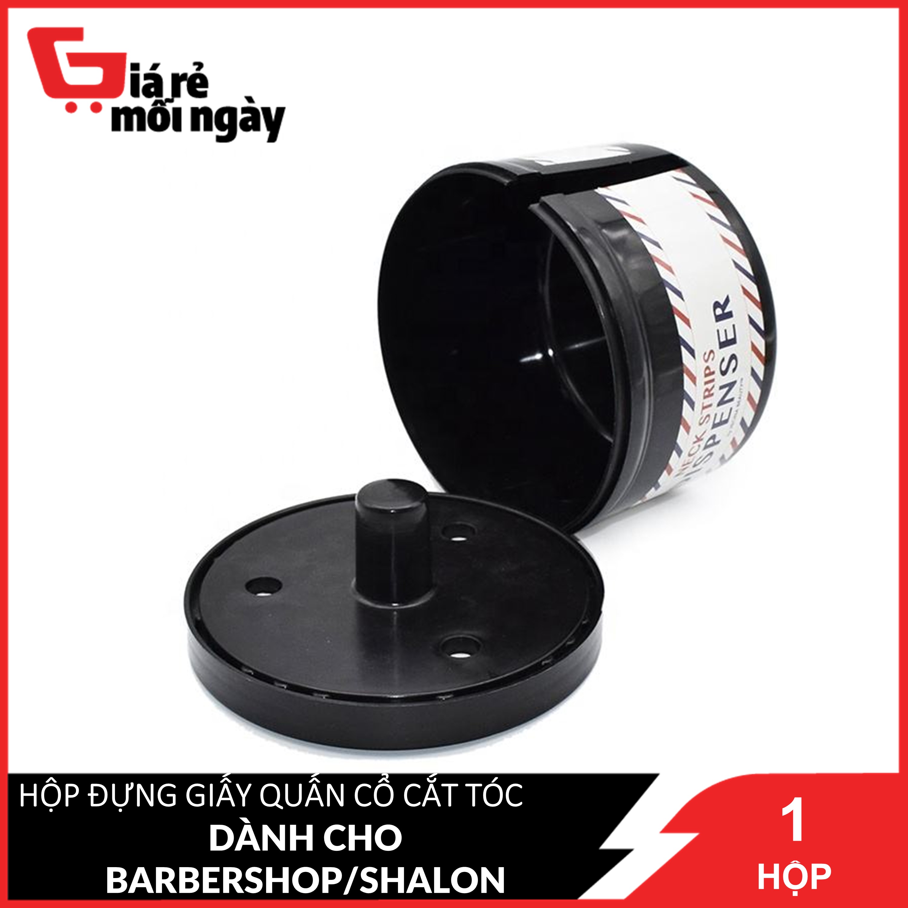 Hộp đựng Giấy quấn cổ cắt tóc dành cho barbershop/salon