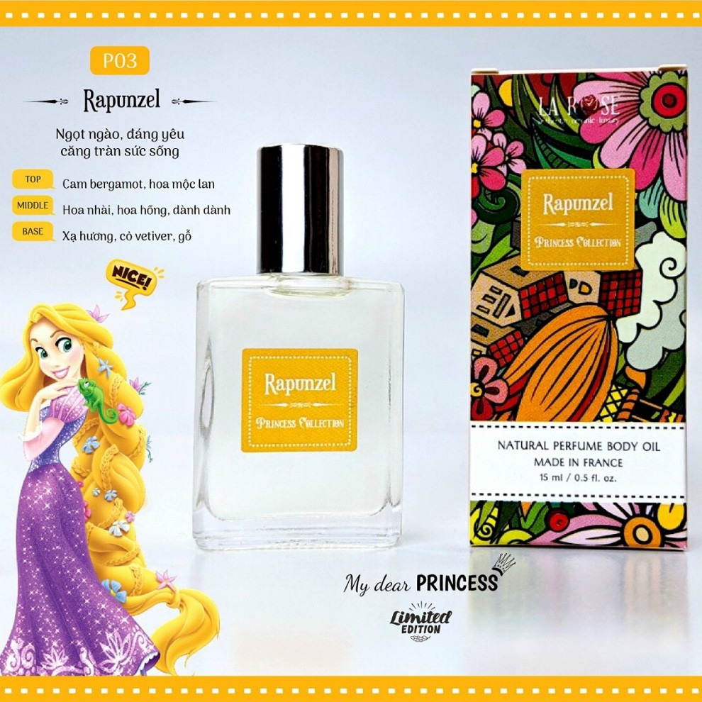 Tinh dầu nước hoa Pháp 15ml Rapunzel