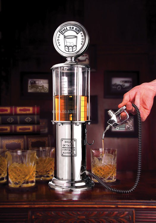 Bình Rót Nước , rượu bia hình Cây Xăng 1 Vòi 1 Lít