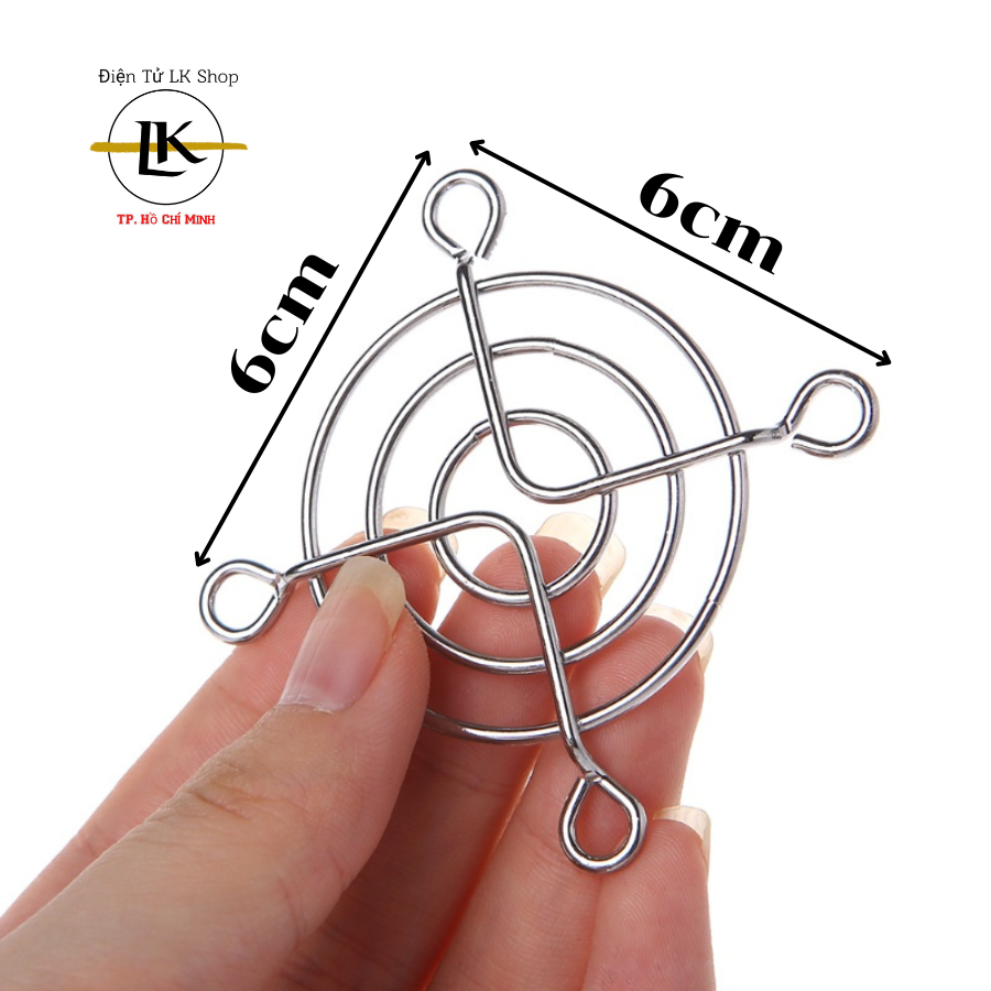 Lưới bảo vệ quạt tản nhiệt 6x6cm - Điện tử LK Shop