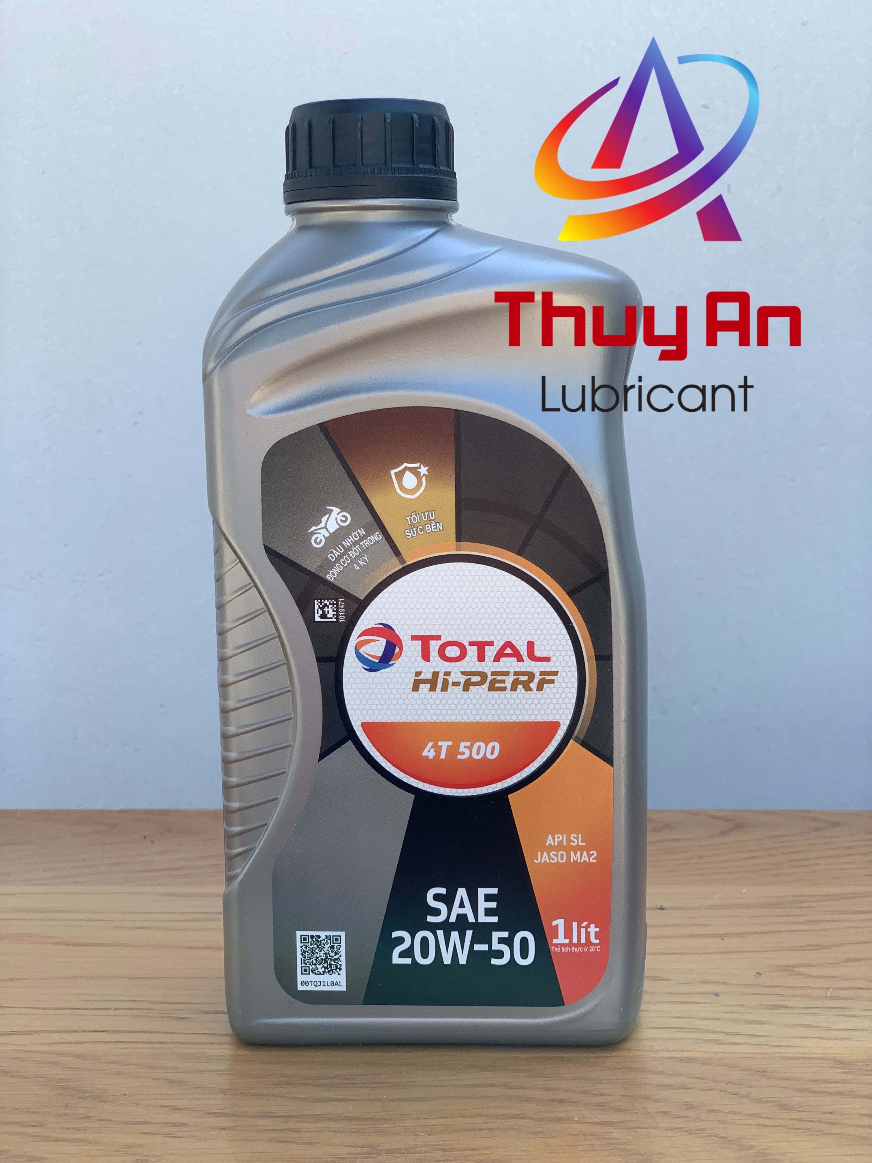 Dầu nhớt xe máy total hi-perf 4t 500 sl 20w-50 1l - dầu nhớt hàng đầu dành cho xe 2 bánh