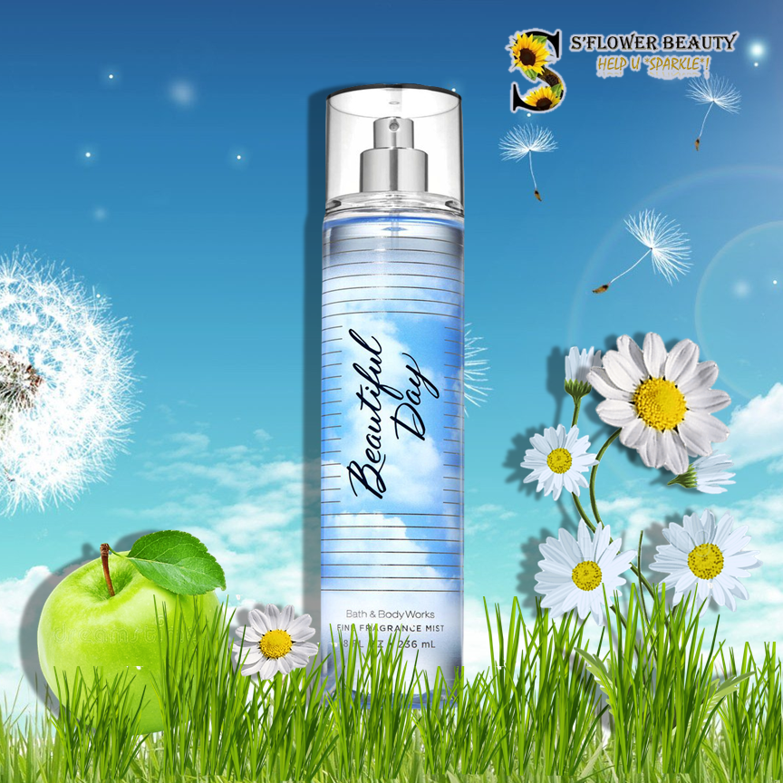 Beautiful day | xịt thơm nước hoa toàn thân bath & body works fine fragrance mist