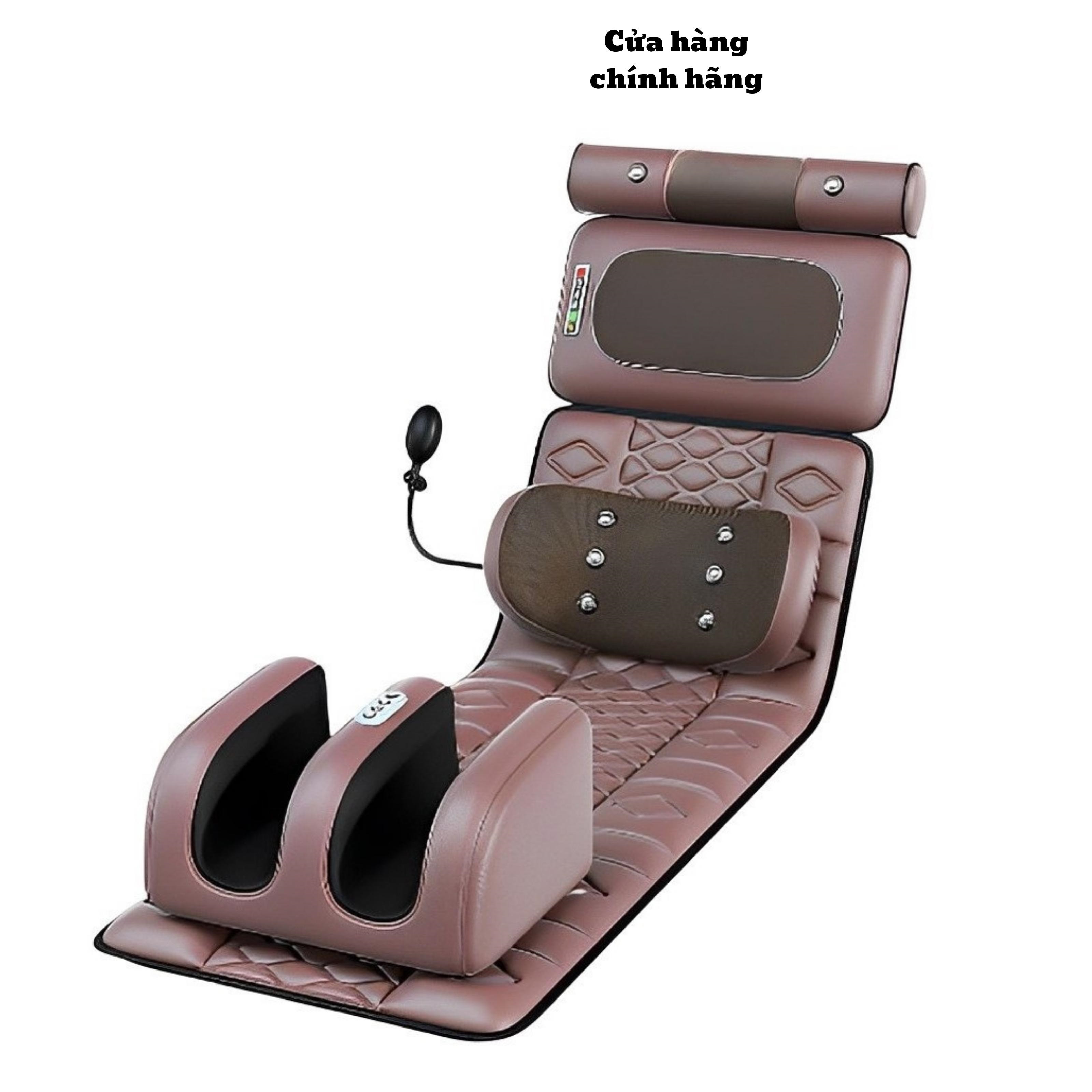 Nệm massage toàn thân đệm mát xa toàn thân cao cấp nệm mát xa nệm massage toàn thân nhiều tư thế nhiệt hồng ngoại dễ dàng gấp gọn