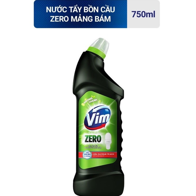 Nước tẩy bồn cầu vim zero mảng bám