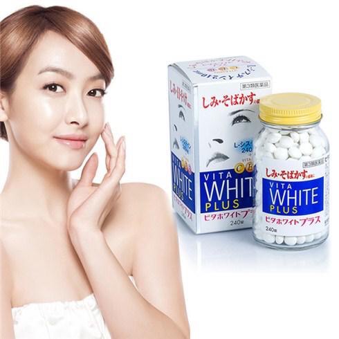 Viên uống hỗ trợ nám sạm, trắng da Vita White Plus của Nhật 240 viên