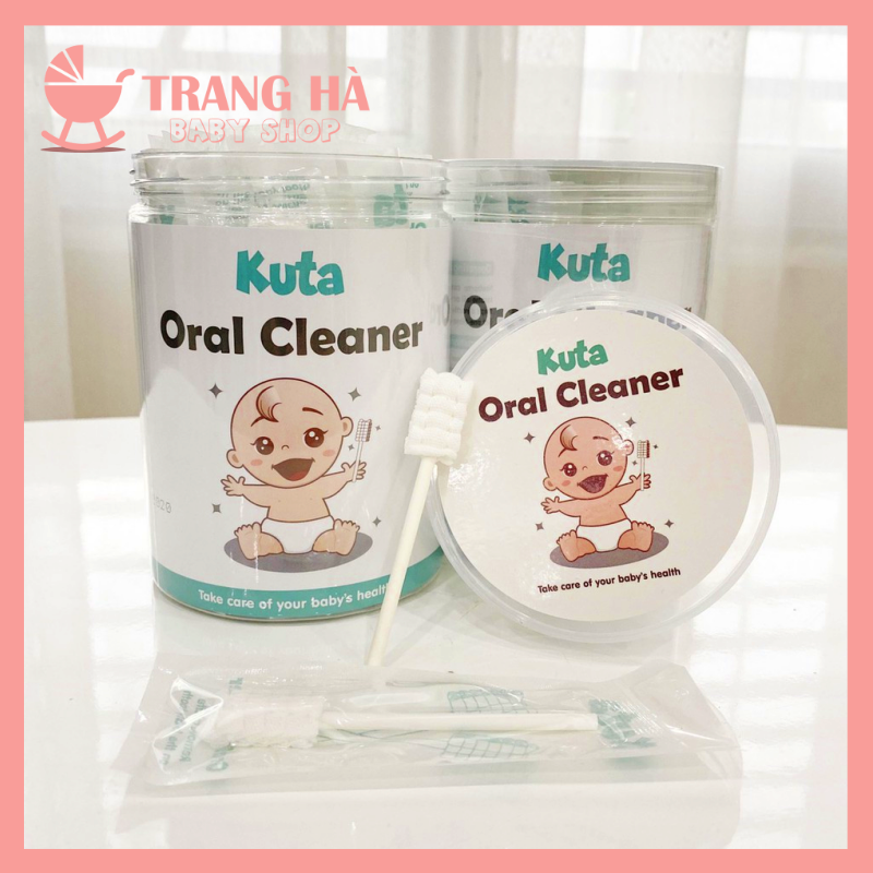 🍓chính hãng🍓 hộp 30 que gạc rơ lưỡi kuta kháng khuẩn tiện lợi cho bé