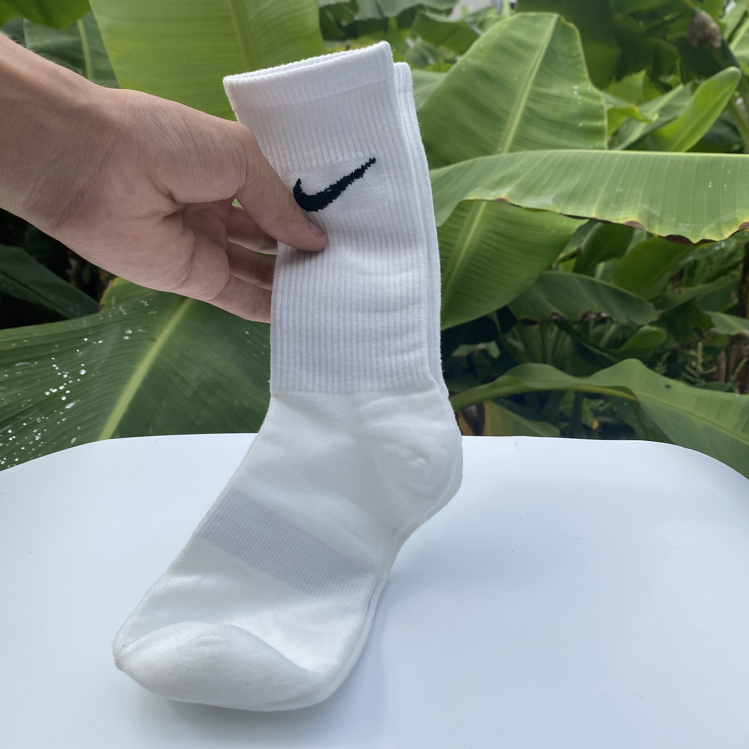 Tất cổ cao Nike, tất vớ thể thao nam nữ, vớ cao cổ 17cm
