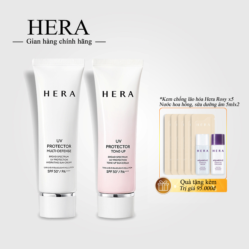 Kem chống nắng Hera UV Protector SPF50+/PA+++ - Kem Chống nắng Hera UV Protector Multi-defense; Kem Chống nắng Hera UV Protector Tone Up