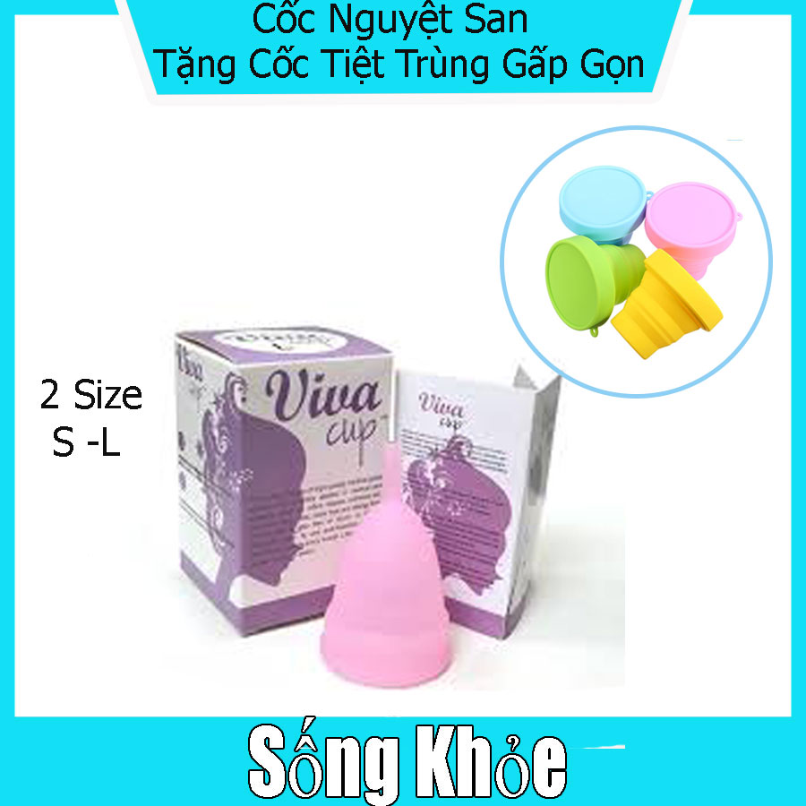 Cốc Nguyệt San Vivacup nhỏ gọn bỏ túi