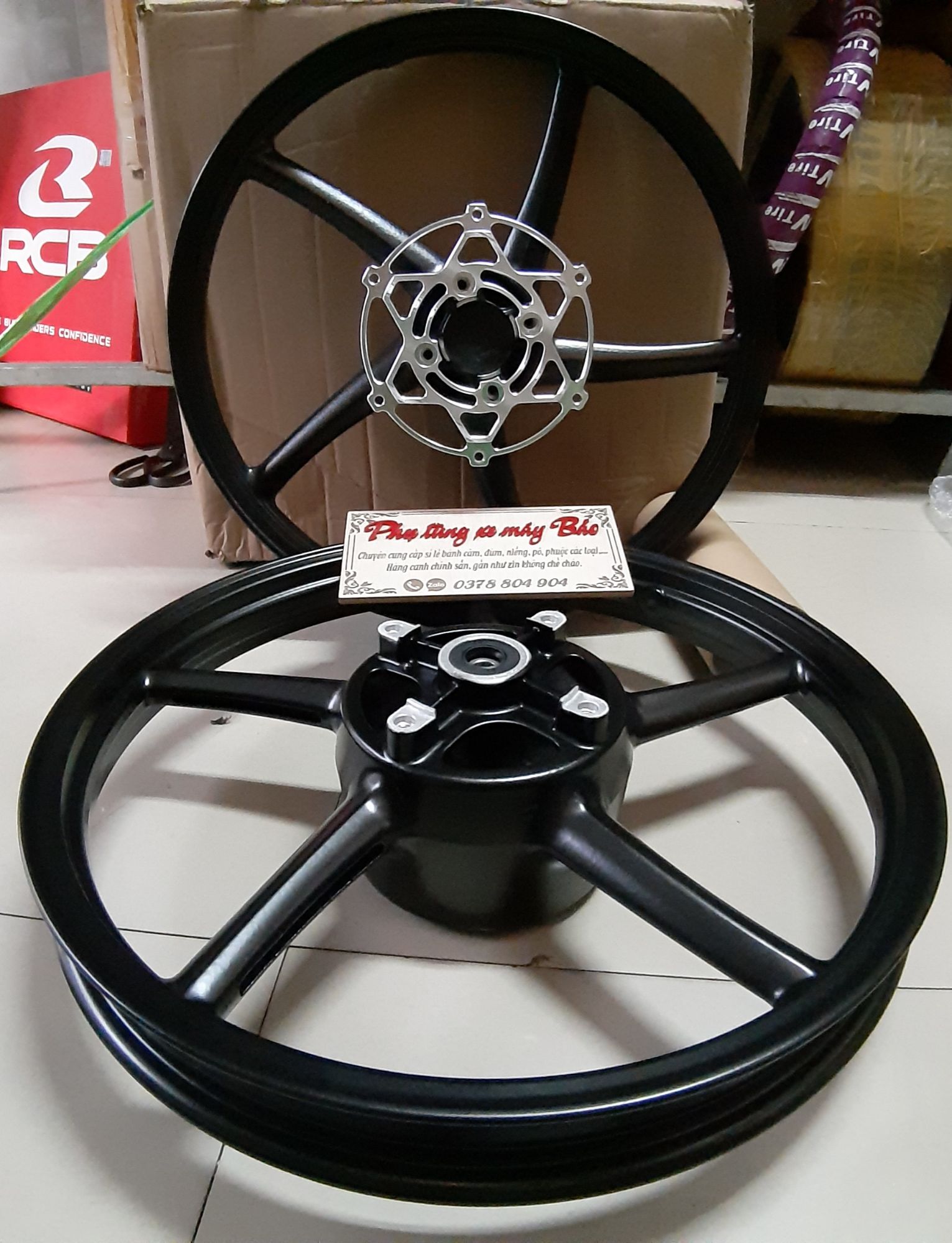 bánh mâm WINNER bảng 1.4/1.6 kiểu dáng RCB kèm lòng nhôm full bạc đạn