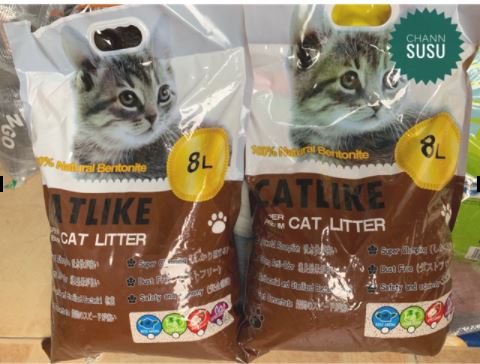 Cát vệ sinh cho mèo catlike - Cat like cat litter 8L vón tốt khử mùi vệ sinh cho mèo - Channsusu Pet Shop