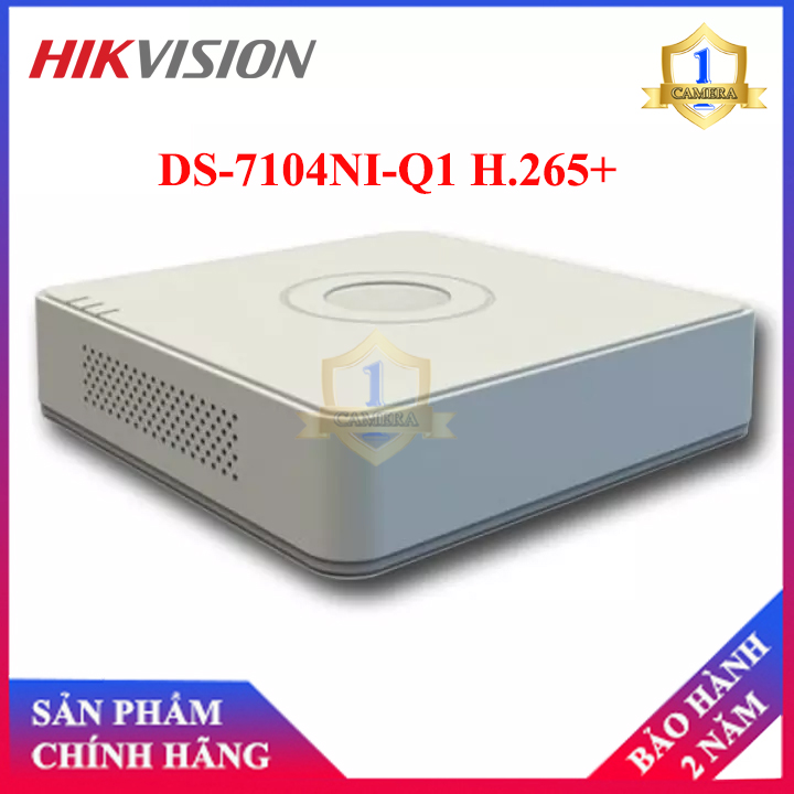 Đầu ghi ip 4 kênh hikvision ds-7104ni-q1 h.265+ - camera số 1
