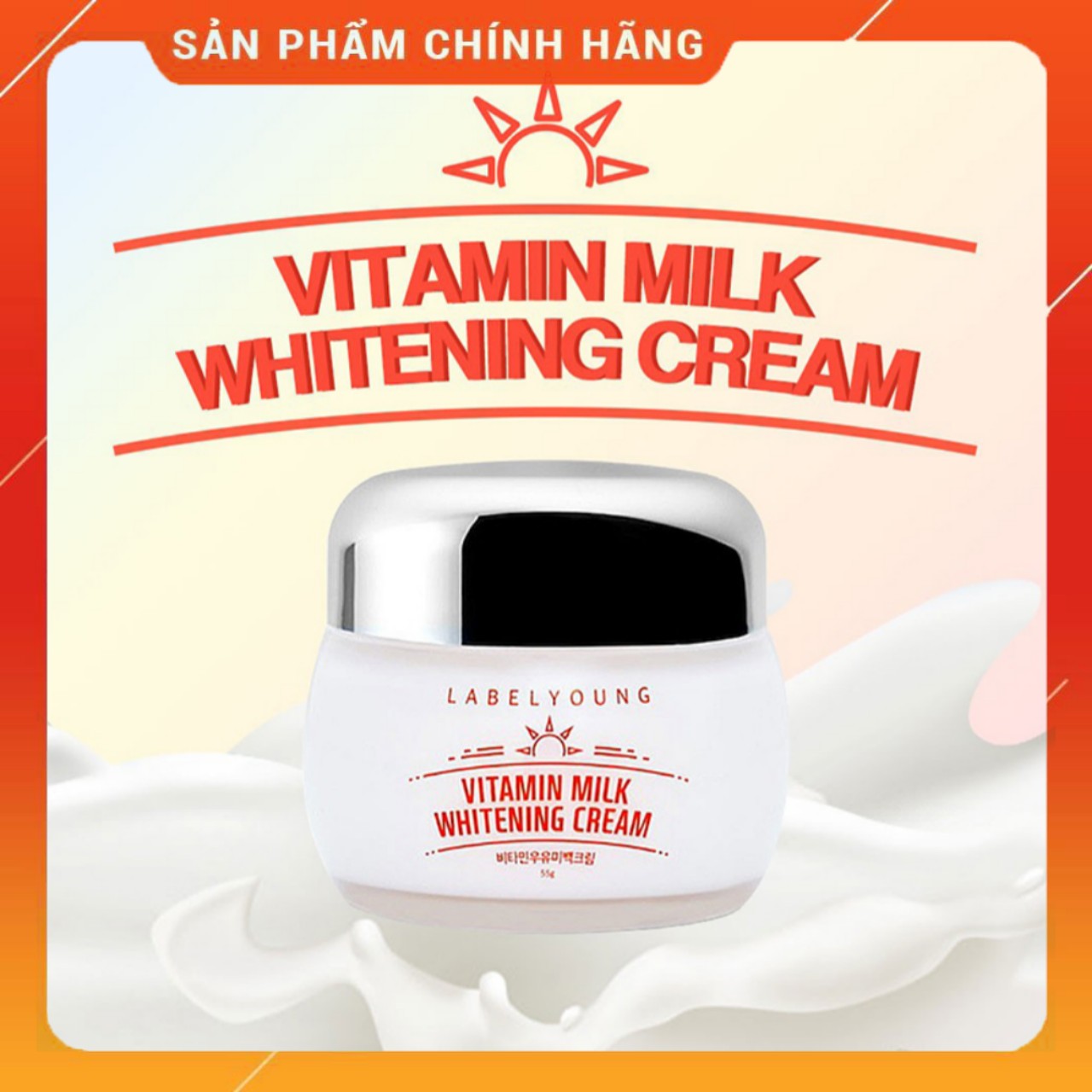 [HCM]Kem Dưỡng Trắng Da Label Young Vitamin Milk Whitening Cream