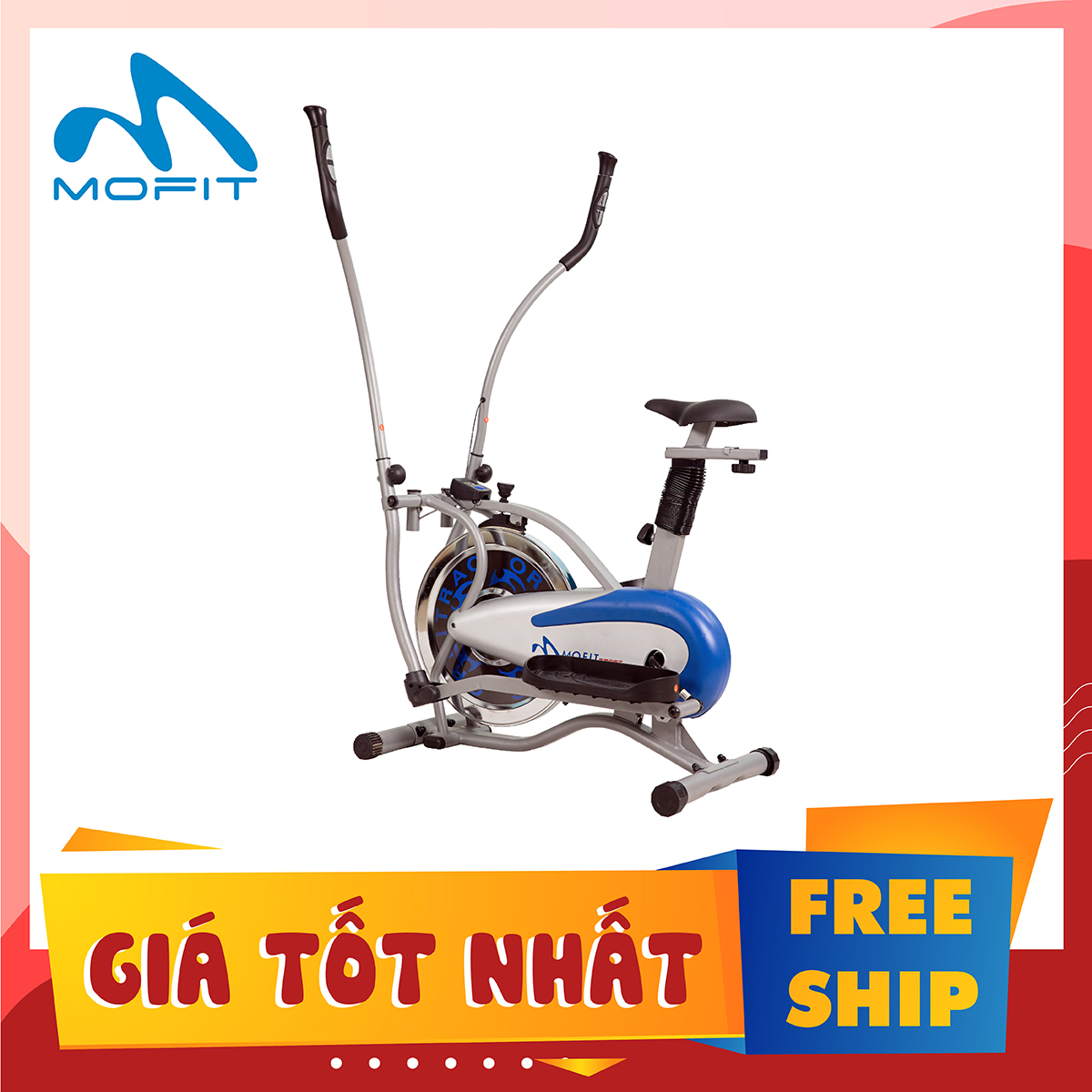 Xe đạp tập bánh đà đặc MO 2081